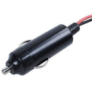 Black low voltage DC12V car cigarette lighter plug cable connection