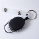 Retractable Key Chain Belt Recoil Key Ring Cord Wire Ring Pull-
