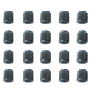 20 Pack Black Tire Stem Valve Caps, Dustproof Tyre Cap for Cars, SUVs, Bike