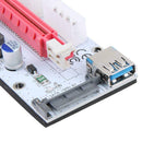 60cm 008S PCI-E Pcie 1X 16X USB 3.0 Riser Adapter Card Cable Wire for BTC M A