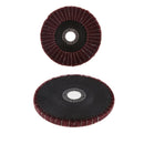 2Pc Abrasive Polishing Wheel Polishing Flap Disc Durable Tool Red Sand Grain