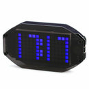 DIY Black Mirror LED Matrix Desktop Alarm Clock Kit with Temperature Displa B4O5