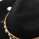 Shell Tassels Cowgirl Summer Hat Straw Hat For Women Men Western Cowboy Hat
