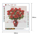 5D DIY Full Drill Diamond Painting Cross Stitch Embroidery Kit (Vase-k506)