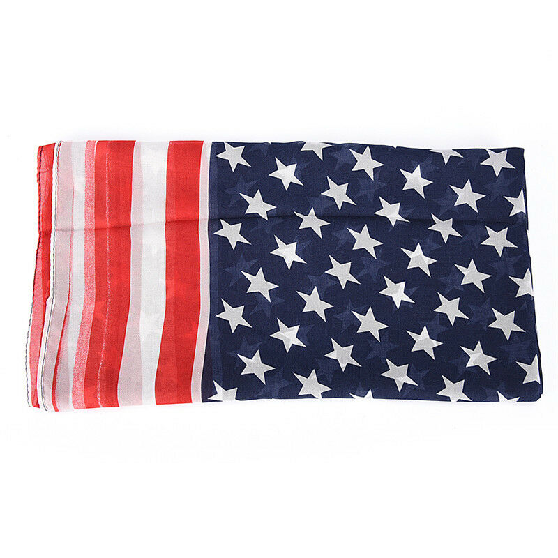 Women American Flag Pareo Dress Beach Bikini Swimwear Sarong Cover Up Scarf   Kw