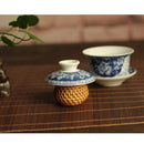 Rattan Gaiwan Kungfu Teacup/teapot/ Coffee Cup Lid Holder Stand 2.5x 4.5cm