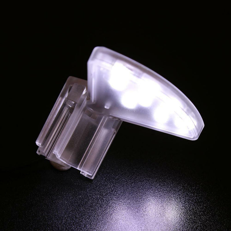 5W Waterproof Clip 8LED Aquarium Light Fish Tank Aquatic Plant Grow Lamp EU Plug