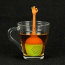 1Pcs Silicone Thumb Tea Infuser Filter Tea Coffee Spice Holder Creative Tea L6T5