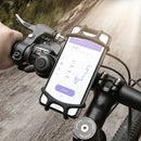 Pull Button Bike Phone Holder Silicone Adjustable Bicycle Handlebar Bracket A