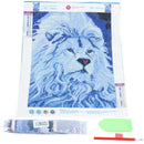 DIY 5D Diamond Painting Embroidery Animal Lion Cross Stitch Tool Set Tool D