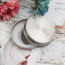 8 Pcs Stainless Steel Jar Lids 86Mm Sealed Leak Proof Cover With Silicone S Z7S1