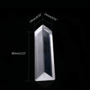 Optical K9 Right Angle Reflecting Triangular Prism For Teaching Light Spectrum