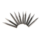 10Pcs 20 Degree 0.1mm Tip Tungsten Steel PCB Engraving Bits CNC Router Tool