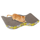 Cat Scratcher Cardboard Curved Shape - Honeycomb Wave Design - Brings More Fun