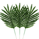24 Pcs 2 Kinds Tropical Plant Palm Leaves Artificial Palm Leaves Faux Leave K3R7