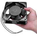 120x120x38mm 5 Blades Metal Frame Axial Flow Cooling Fan AC 220/240V 0.14A