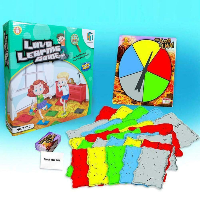 The Floor Is Lava hildren's Rotating Card Game Card Family Board Game