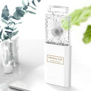 Folding Mini Perfume Fan Outdoor Camp Silent Electric Cooling Fan (White)