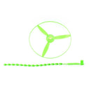 Outdoor Fairy Flying Saucer Bamboo Dragonfly Helicopters Toys w/Light (1pc)