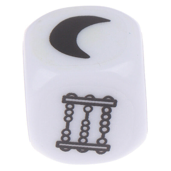 9pcs Dice Telling Story with Bag Story Dice Game Family Imagine Magic Toys BX