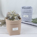 Durable Nordic Storage Folding Flower Pot Felt Desktop Storage Fleshy Flower  Hn