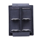 5 x Red Illuminated Light On/Off DPST Boat Rocker Switch 16A/250V 20A/125V