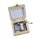 Wood Music Box Hand Crank Musical Box Creative Birthday Gifts Flamingo A