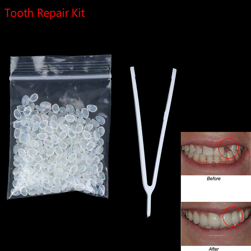 10g Denture Adhesive Temporary Tooth Cosmetic Repair Kit Teeth Gaps Solid Gl Gw