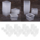 Set of 120 Reptile Food Feeding Container Turtle Feeding Box For Lizards