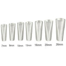 7 Finisher Caulking Nozzle Kitchen Push Rod Stainless Steel Applicator Tool Set