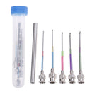 5Pcs Embroidery Stitching Punch Needle Sewing Tool With Needle Bottle DIY ToJC3C