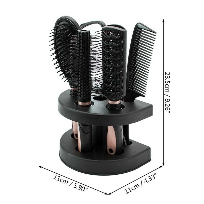 5Pcs Hair Brushes Comb Set Women Ladies Hair Care Massage Hairbrush With Mi S4Y8