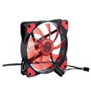 15 Lights LED PC Computer Chassis Fan Case Heatsink Cooler Cooling Fan DC 1 G9H6