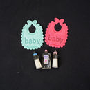 1:12Dolls House Miniatures Baby Bottles Shampoo Bib Set Nursery Accessory Gift3C
