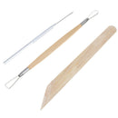 8pcs Pottery Clay Tool Set Pottery Ceramics Molding Tools Wood Sponge Tool OZ