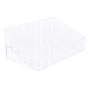 Clear Acrylic Lipstick Holder Organizer: 40 Spaces for Lipsticks,Lip Gloss and