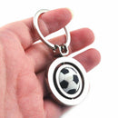 Sports Rotating Football Soccer Keychain Keyring Chain Ring Key AU K9P4.
