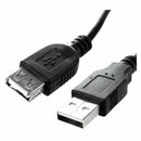 Black 0.6m USB Male to A Female Extender Data Adapter Cable V2A8