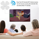 80 Miles Four-Leaf Clover Shaped Luminous Tv Antenna Indoor Hdtv Antenna Vh