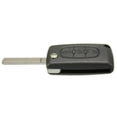 3 Button Folding Remote Key Fob Case Shell with Blade For Citroen C4 C5 C6