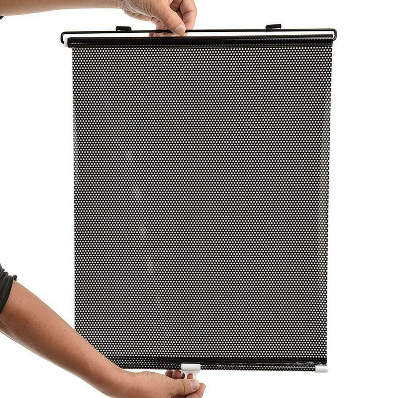 Car 40cm x 60cm Auto Retractable Side Window Car Sun Shade Curtain A
