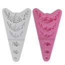 Rose Flower Garland Floral Silicone Mould Cake Wedding Embosser Mold DIY Craft