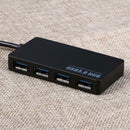 4-Port USB3.0 HUB High Speed Adapter Cable for Multi-device Computer Laptop