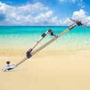 Leo 1.5M Telescopic Fishing Rod Bracket Holder Back Stand Foldable for Fish K5Q8