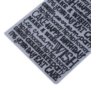 1pc Multi-Letters Plastic Embossing Folder Template For Scrapbooking DIY