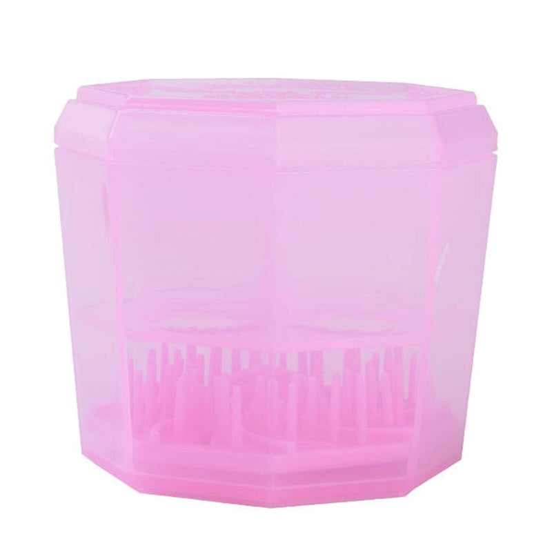 Portable Makeup Brush Mat Drying Rack Holder Scrubber Solution Kit for Girls