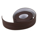 Self Adhesive Bath Wall Sealing Strip Sink Basin Edge Trim 38mmx3.2m brown