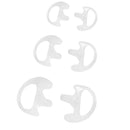 6x Two Way Radio Replacement Earpiece Earplug for Acoustic Coil Tube Earbud