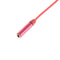 Red 3.5mm 4 Pole Male Female headphone earphone Extension Cable Audio Adapter JR