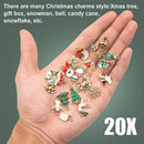 Wholesale Enamel Metal Alloy Christmas Charms Pendant Jewelry DIY Craft Findings